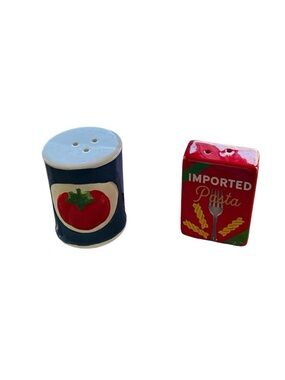 Italian Tomato & Pasta Salt & Pepper Shaker Set - NIP